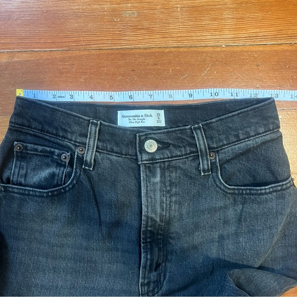 Abercrombie 90s Straight Ultra High Rise Curve Love 25L / 0L - Picture 4 of 5